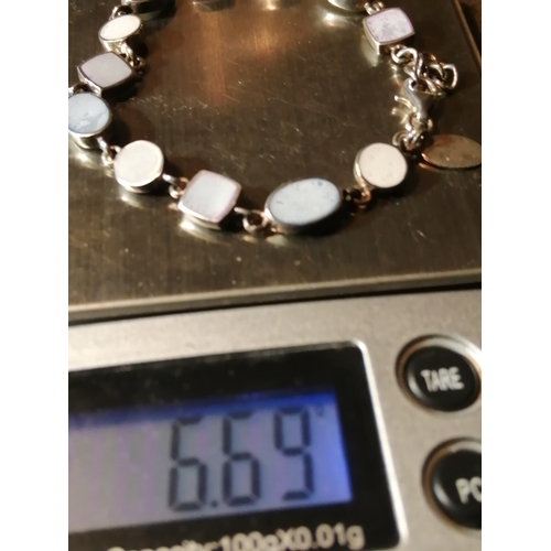 25A - Silver bracelet 6.69 grams