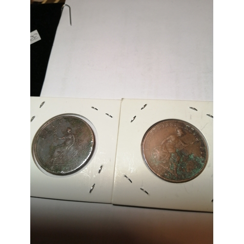 33B - 1806 and 1841 halfpennies