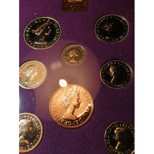 35A - 1970 proof set Halfcrown to halfpenny (8 coins)