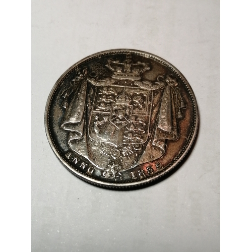 39A - 1835 William IV halfcrown in good very fine condition