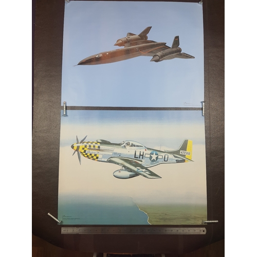 368A - Set of 10 posters of World War 2 Planes
Poster size: 25 inches wide by 20 inches high.
Planes are: 
... 