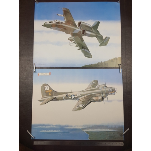 368A - Set of 10 posters of World War 2 Planes
Poster size: 25 inches wide by 20 inches high.
Planes are: 
... 