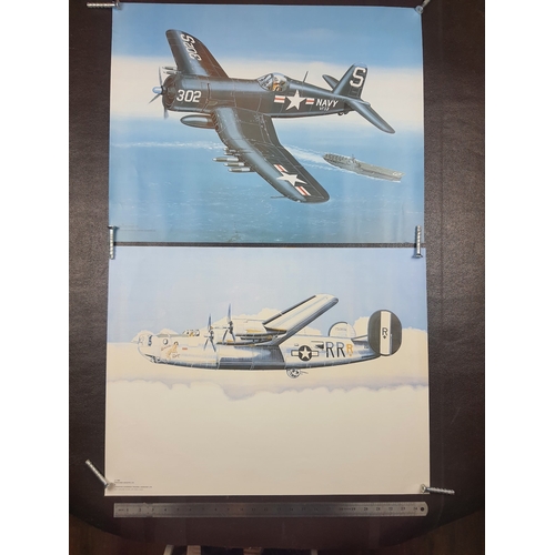 368A - Set of 10 posters of World War 2 Planes
Poster size: 25 inches wide by 20 inches high.
Planes are: 
... 