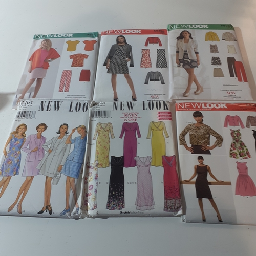 17 - 6 x vintage New Look sewing patterns