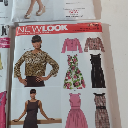 17 - 6 x vintage New Look sewing patterns