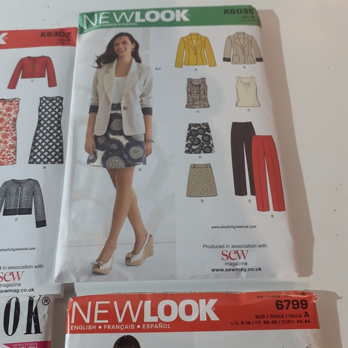 17 - 6 x vintage New Look sewing patterns