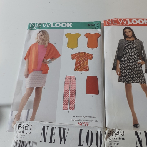 17 - 6 x vintage New Look sewing patterns