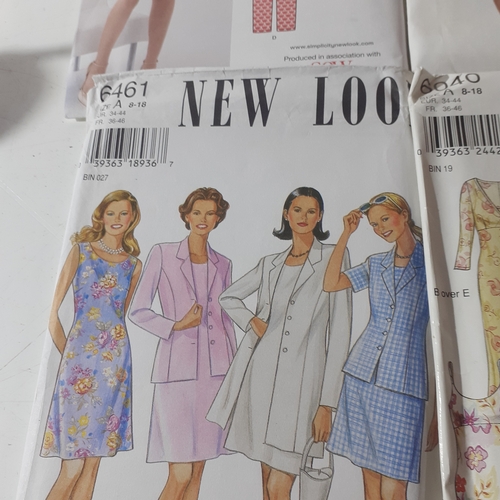 17 - 6 x vintage New Look sewing patterns