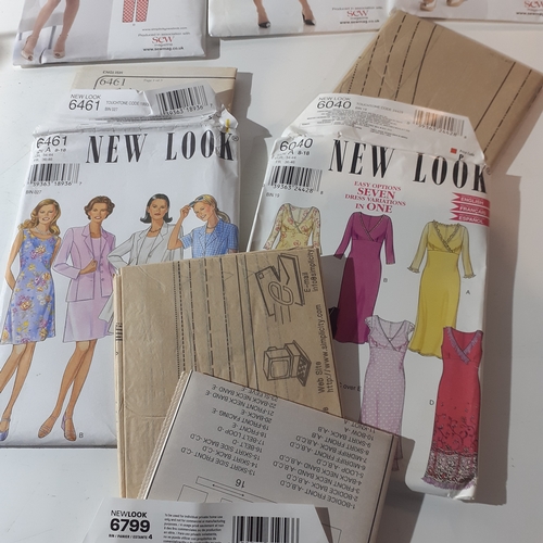 17 - 6 x vintage New Look sewing patterns