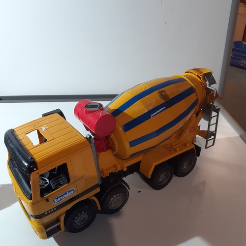 23 - Bruder, large cement mixer toy.