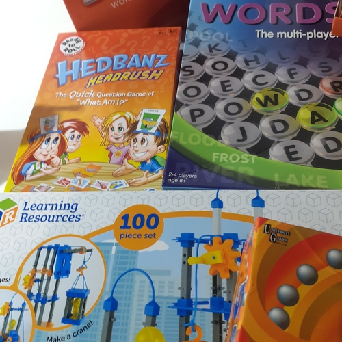 25 - Quantity of board games including cranium, junior scrabble and more