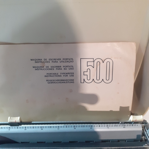 27 - Vintage typewriter abc 1500 with original instructions. Good clean condition.