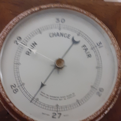 31 - 2 x barometers in need of cleaning up.