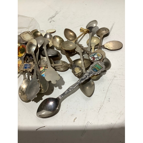 41 - Large quantity of silver plated spoons