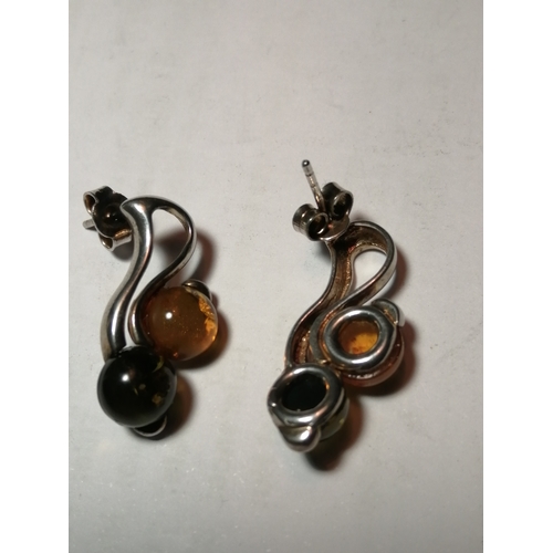 21A - Silver earrings 5.36 grams