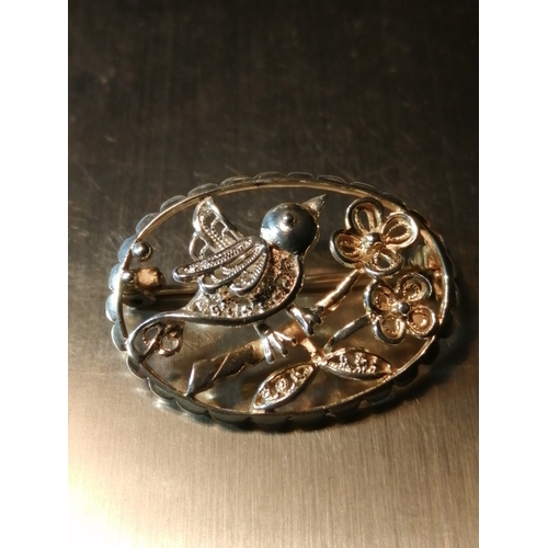 23A - Silver brooch 3.55 grams