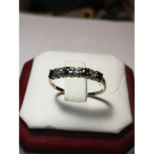 28A - 9ct gold ring 1.03 grams Size O