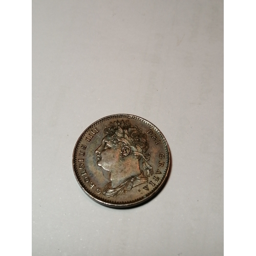 34A - 1826 George IV farthing in extremely fine condition