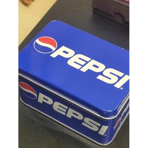 86 - Pepsi cola generation ext promotional 1998 watch boxed with metal tin