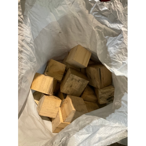 392 - Large bag of pallet blocks ideal for log burners