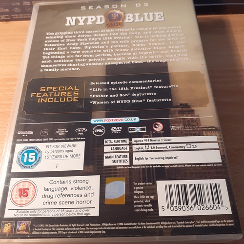 7 - 3 x New York crime DVD boxsets. 2 unopened