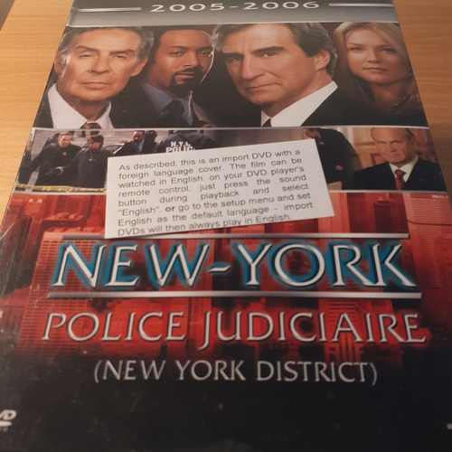 7 - 3 x New York crime DVD boxsets. 2 unopened