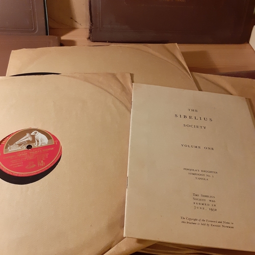 10 - 4 x 78rpm classical music boxsets. Including the Sibelius society, Motzart etc