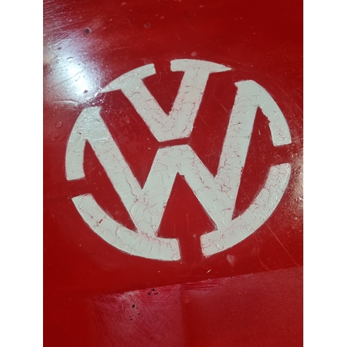 278A - Hand painted table with vw sign