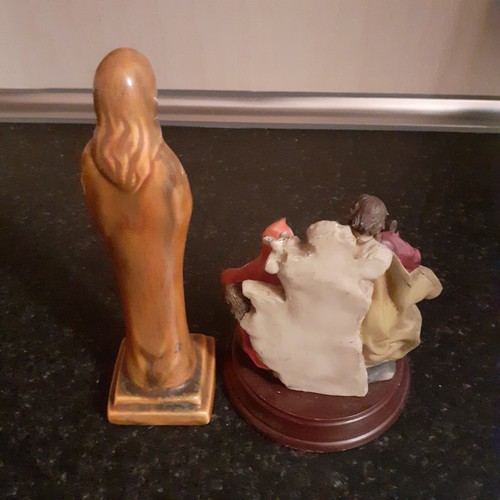 36 - 2 religious figurines. No damage