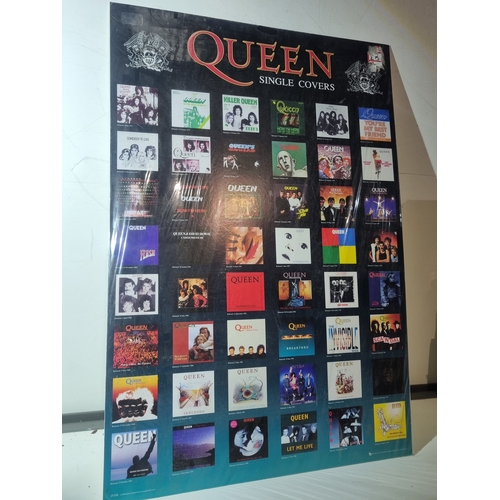 304A - Large 3ft x 2ft Queen single covers poster