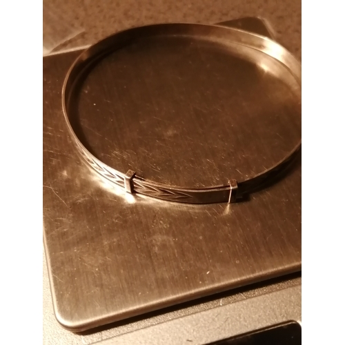 26A - Silver bracelet 4.25 grams (55mm diameter)