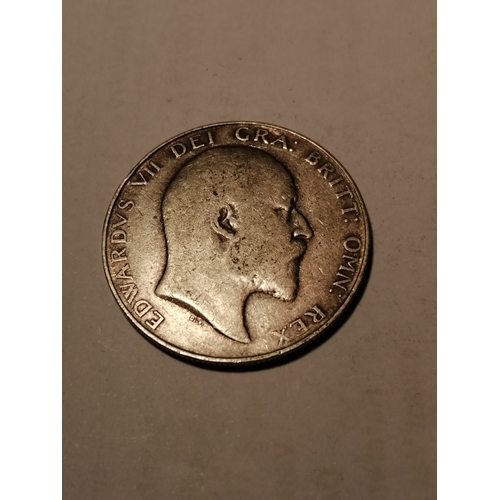 32A - 1907 Edward VII halfcrown