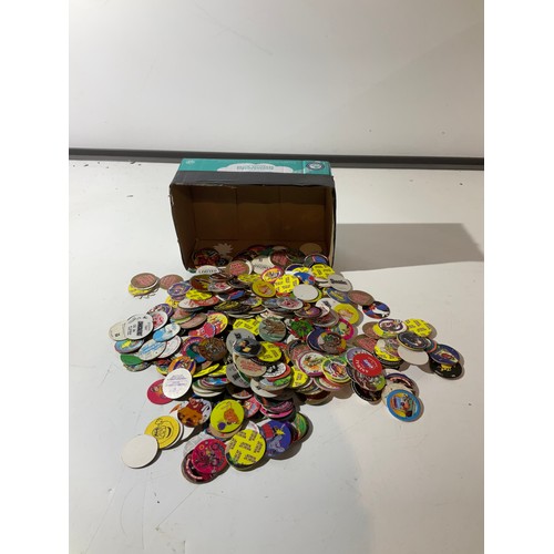 113 - Shoe box of Pog/Tazzoo collection