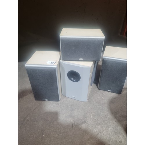 89 - Goodmans subwoofer and speaker set