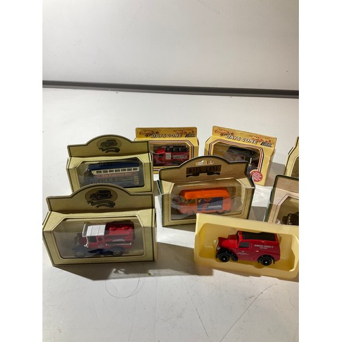 70 - Assorted boxed cars, vans, trucks & buses