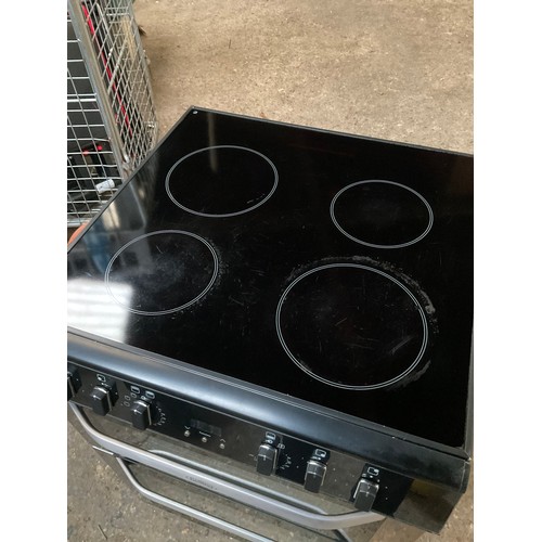 314 - Belling 60cm stainless steel double oven electric cooker FSE  60 DOP