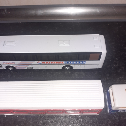 11 - Quantity of diecast, including corgi and matchbox.  Buses and  coaches collection