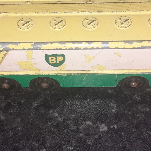 25 - Diecast BP trucks x2 plus a quantity of BP accessory signs