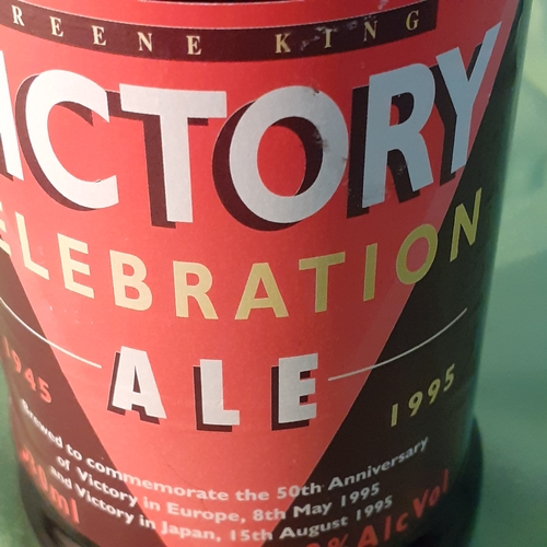 75 - One 1995 victory ale bottle of beer. Unopened and full