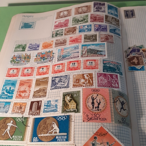 3 - Amateur stamp collection in book by country. Some pages are blank.