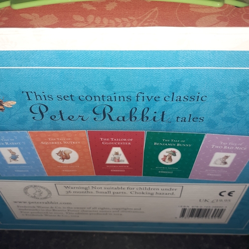 4 - Books. Boxset. Peter rabbit. Box showing wear, books immaculate.