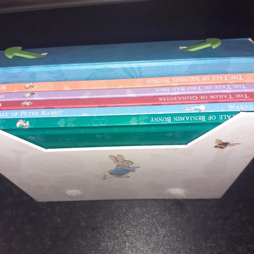 4 - Books. Boxset. Peter rabbit. Box showing wear, books immaculate.