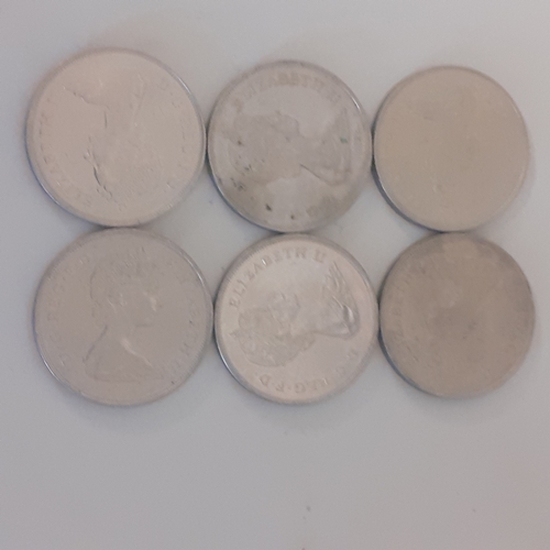 25 - 6 x commerative crown coins. 2 x Queen mother 1980 and 4 x Charles and Diana 1981.