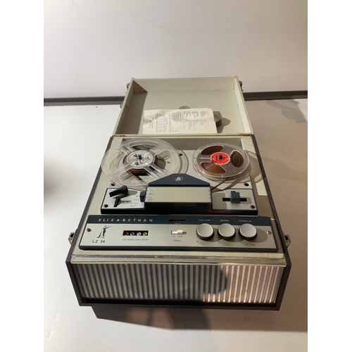 64 - Elizabethan LX34 reel to reel tape recorder - untested