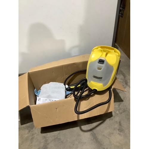 83 - Karcher steam cleaner with accessories