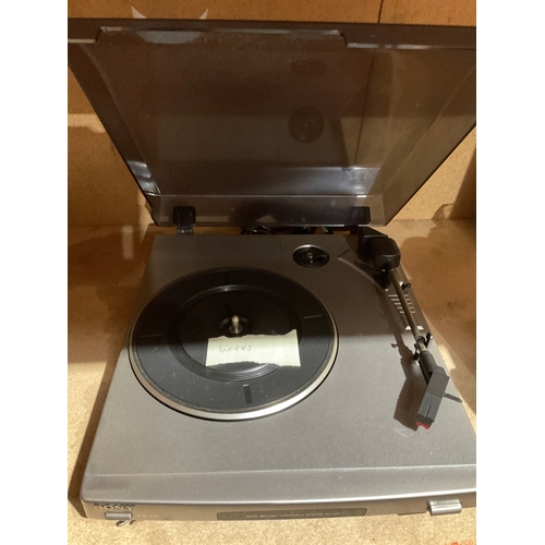 335 - Sony auto return turntable system PS-J20 - tested and working