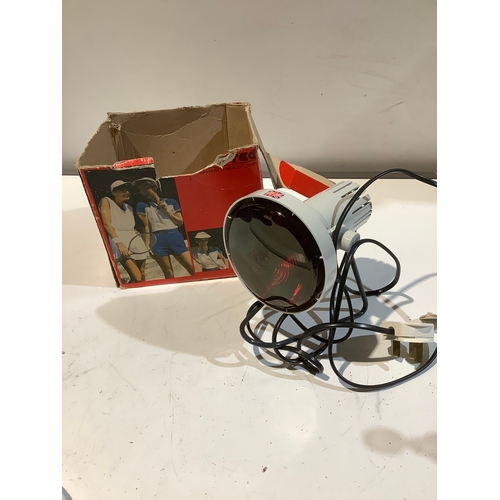 8 - Philips infra red lamp with original box