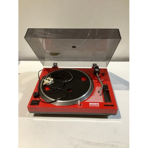 38 - KAM BDX280 stereo turntable - working motor but no cartridge