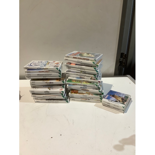 56 - Quantity of Nintendo Wii & DS games