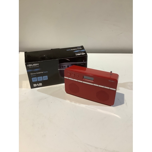 86 - Red DAB/FM portable radio